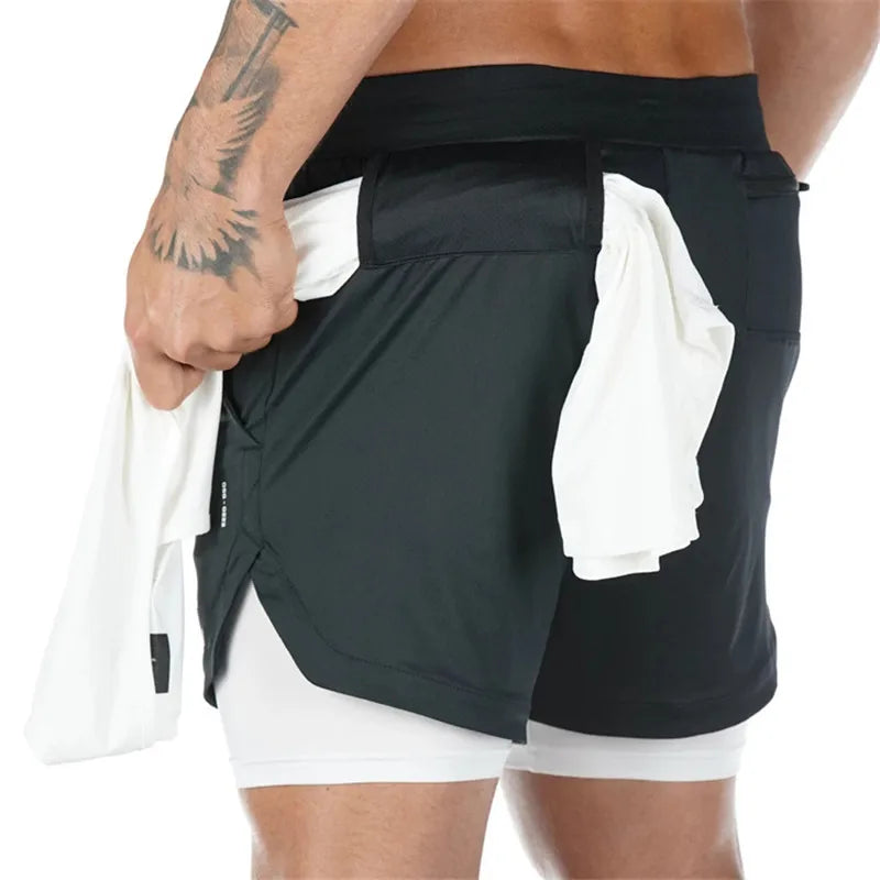 JumpMax- Short Masculino de Compressão Para Vôlei