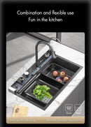 Pia Inox Cascata Digital