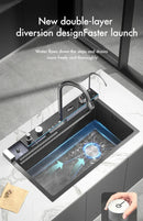 Pia Inox Cascata Digital