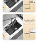 Pia Inox Cascata Digital