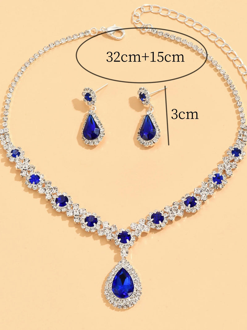 Conjunto Crystal Glow – Colar & Brincos