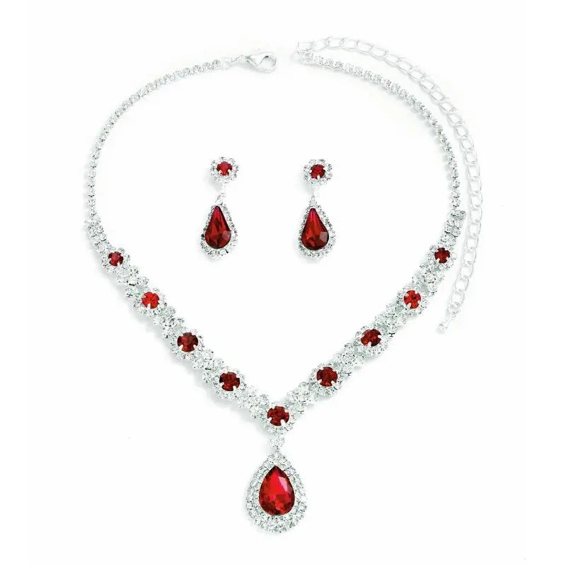 Conjunto Crystal Glow – Colar & Brincos