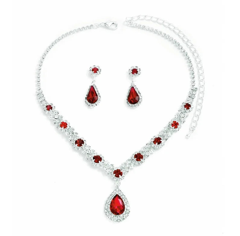 Conjunto Crystal Glow – Colar & Brincos